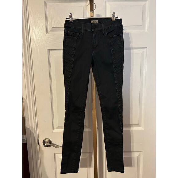 True Religion Halle Mid Rise Super Skinny, Coated Night, Size 26 - Picture 2 of 7